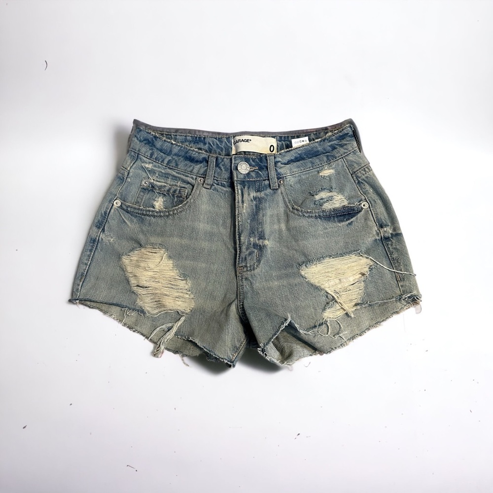 Garage Jean Distressed Shorts